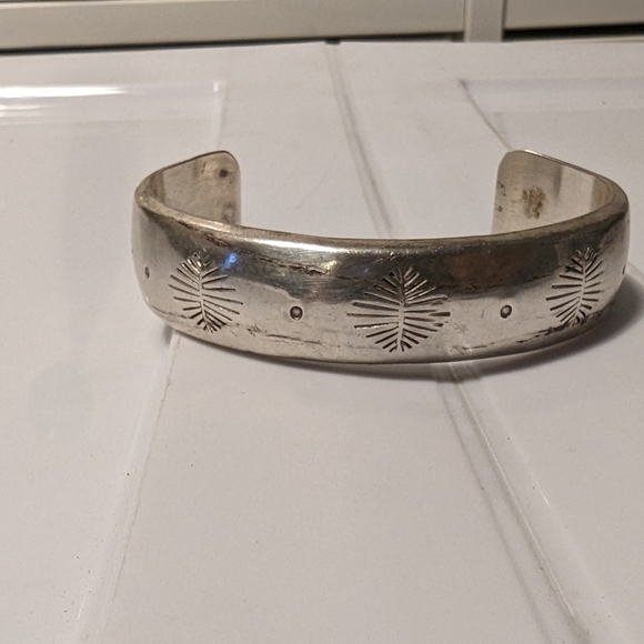 Vintage Sterling silver custom bangle - Picture 3 of 5